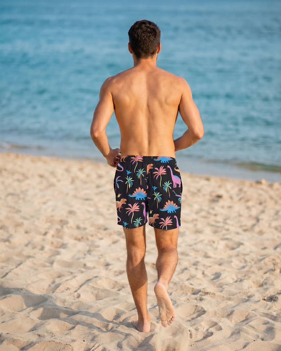 Sixfish Mens Swim Trunks With Compression Liner 5 Inch,2-in-1 Bathing Suit