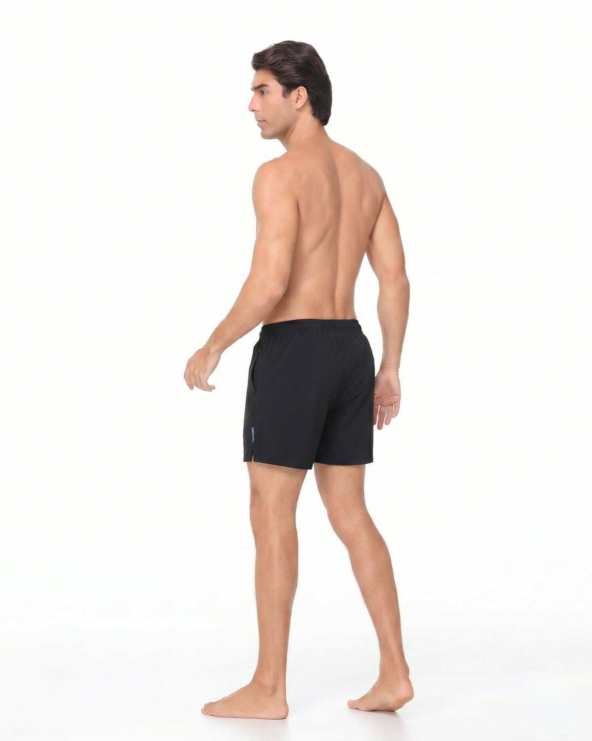 Sixfish Men's Swim Trunks Quick Dry Bored Shorts with 4" Compression Liner