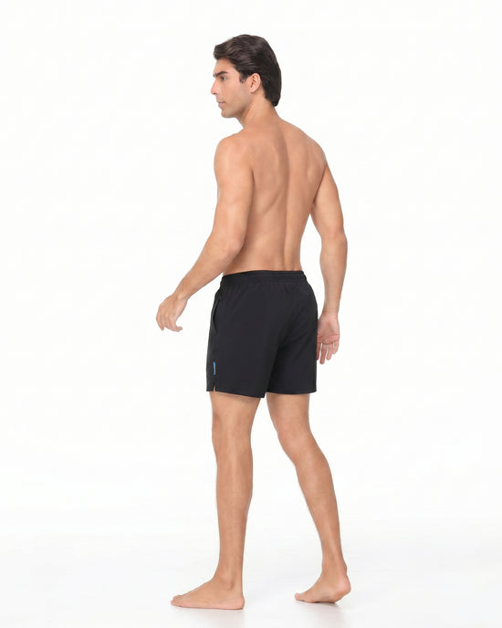 Sixfish Men's Swim Trunks Quick Dry Bored Shorts with 4" Compression Liner