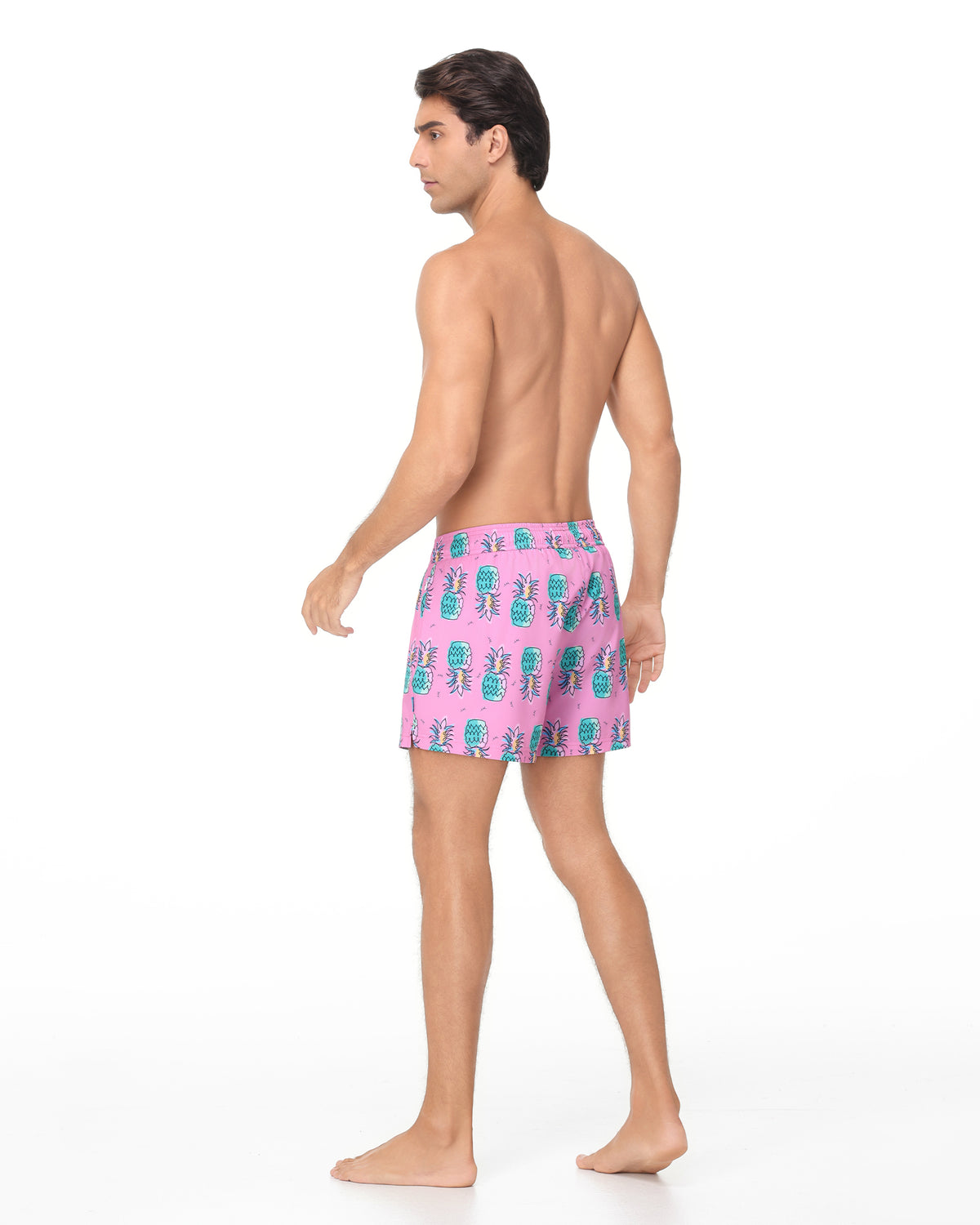 Sixfish Men's Swim Trunks Quick Dry Bored Shorts with 4" Compression Liner