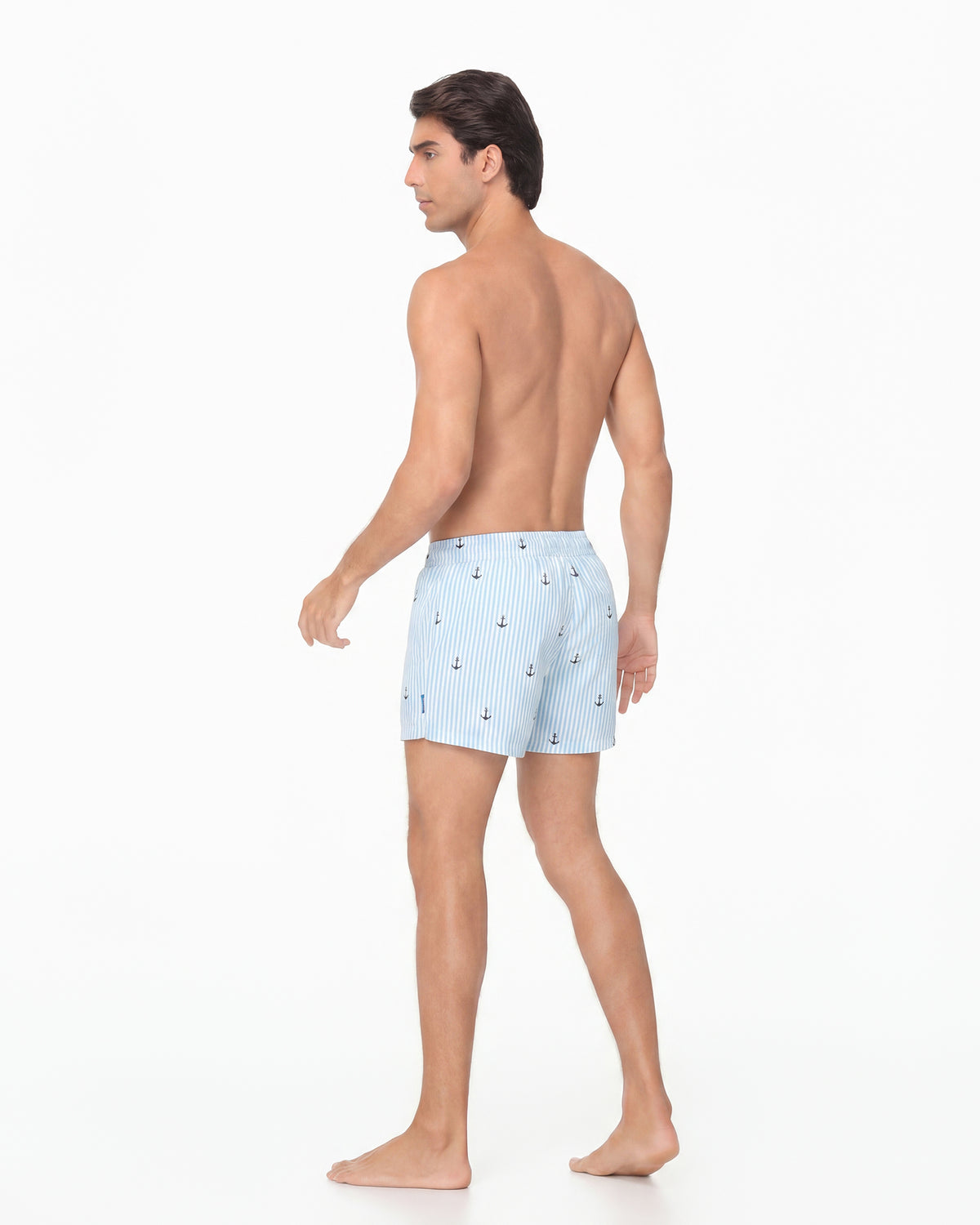 Sixfish Men's Swim Trunks Quick Dry Bored Shorts with 4" Compression Liner