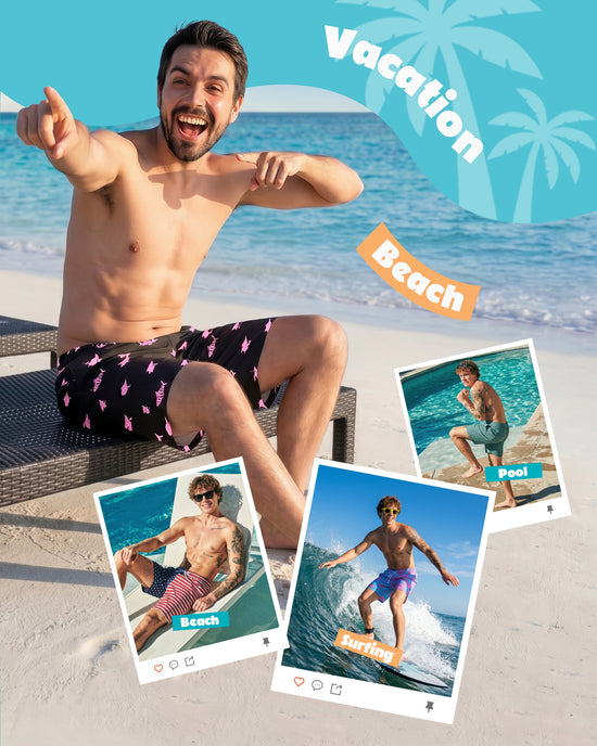 Sixfish 7 Inch 2 in 1 Swim Trunks