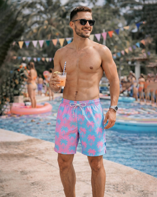 Sixfish 7 Inch 2 in 1 Swim Trunks