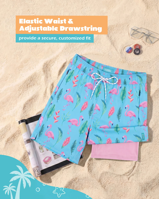 Sixfish 7 Inch 2 in 1 Swim Trunks