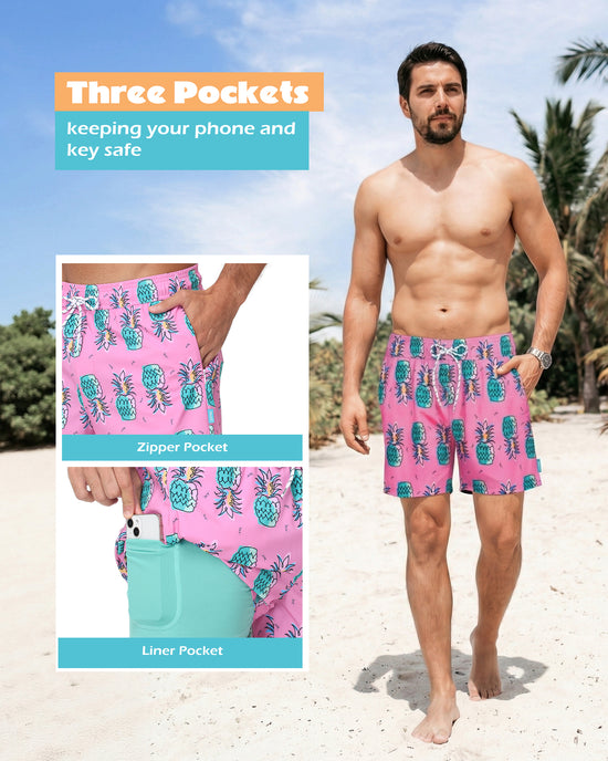 Sixfish 7 Inch 2 in 1 Swim Trunks