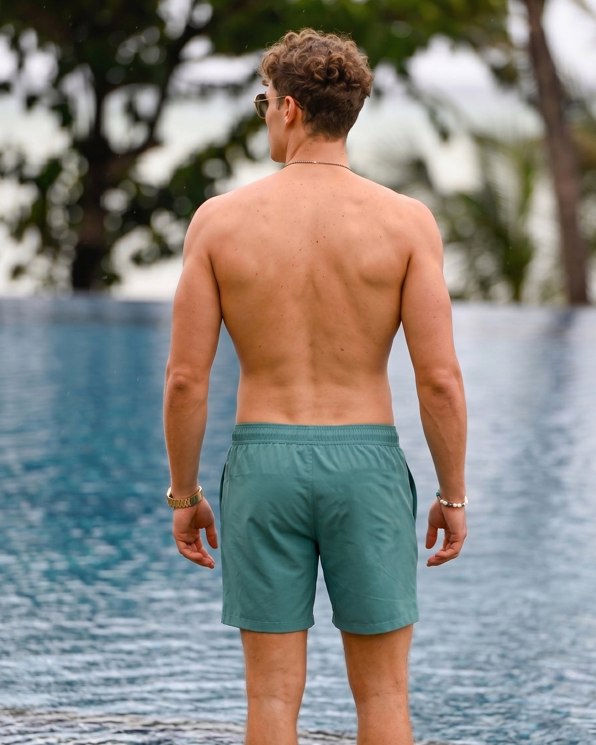 Sixfish Mens Swim Trunks With Compression Liner 5 Inch,2-in-1 Bathing Suit